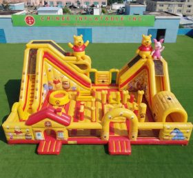 T6-7040 Aire de jeux gonflable à thème Winnie l’Ourson