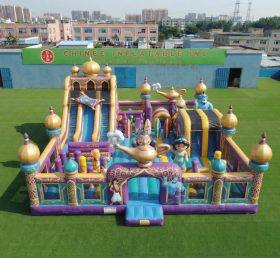 T6-7043 Amusement gonflable sur le thème d'Aladdin
