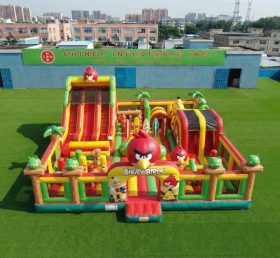T6-7044 Amusement gonflable thème Angry Birds