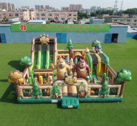 T6-7055 Thème Les Ours Boonie Amusement Gonflable