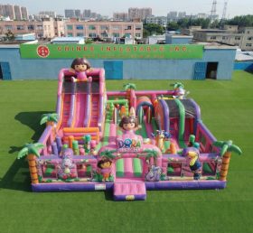T6-7067 Amusement Gonflable Thème Dora