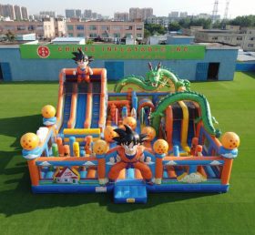 T6-7068 Aire de jeux gonflable thème Dragon Ball