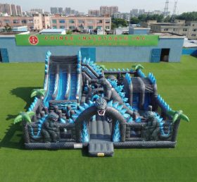 T6-7074 Parc d’attractions gonflable thème Godzilla