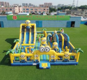 T6-7091 Aire de jeux gonflable à thème Minions