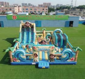 T6-7093 Amusement Gonflable Thème Moana