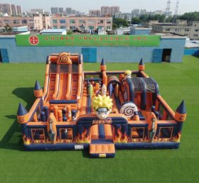 T6-7096 Amusement Gonflable à Thème Naruto