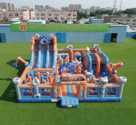 T6-7114 Amusement gonflable à thème Rusty Rivets