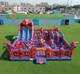 T6-7123 Aire de jeux gonflable à thème Spider-Man