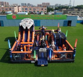 T6-7124 Aire de jeux gonflable à thème Star Wars