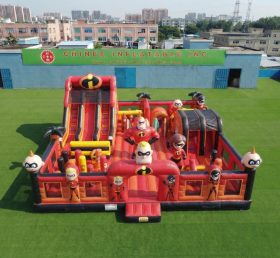 T6-7132 Amusement Gonflable Thème Les Indestructibles