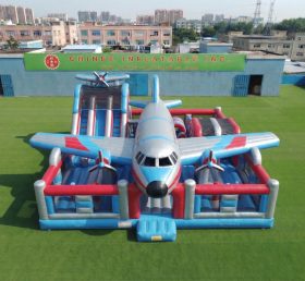 T6-7151 Amusement Gonflable à Thème Avion