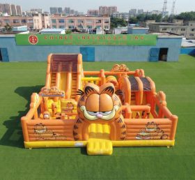 T6-7176 Aire de jeu gonflable thème Garfield