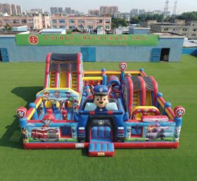T6-7202 Parc d’attractions gonflable thème Pat’ Patrouille