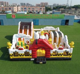 T6-7216 Jeu Gonflable Thème Snoopy