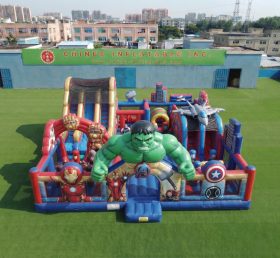 T6-7225 Parc d’attractions gonflable à thème Avengers