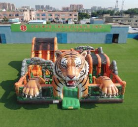 T6-7229 Amusement gonflable à thème tigre