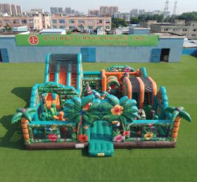 T6-7233 Jeu Gonflable à Thème Tropical
