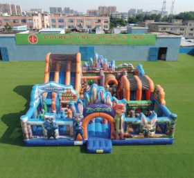 T6-7243 Parc d’attractions gonflable thème Zootopia