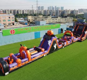 T7-4558 Parcours d’obstacles gonflables sur le thème d’Halloween