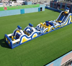 T7-4713 Parcours d'obstacles gonflables à thème Donald Duck