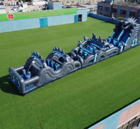 T7-4733 Parcours d'obstacles gonflables à thème Godzilla