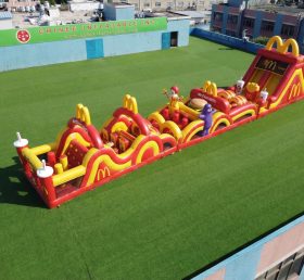 T7-4758 Parcours d’obstacles gonflables à thème McDonald