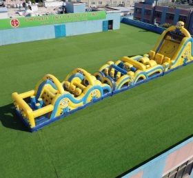 T7-4763 Parcours d’obstacles gonflables à thème Minions
