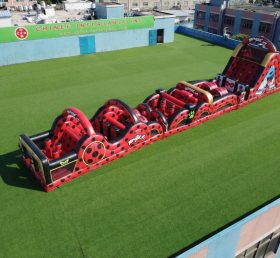 T7-4764 Parcours d'obstacles gonflables sur le thème Miraculous Ladybug