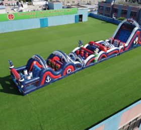 T7-4791 Parcours d'obstacles gonflables sur le thème de Popeye
