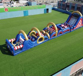 T7-4809 Parcours d'obstacles gonflables à thème Sonic