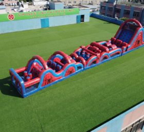 T7-4811 Parcours d’obstacles gonflables à thème Spider-Man