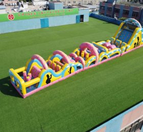 T7-4826 Parcours d'obstacles gonflables thème Les Simpson