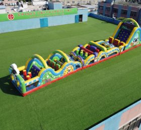 T7-4831 Parcours d'obstacles gonflables à thème Timmy Time
