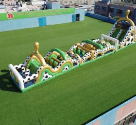 T7-4849 Parcours d'obstacles gonflables sur le thème de la Coupe du Monde