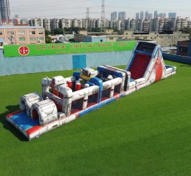 T7-4917 Parcours d'obstacles gonflables à thème Gundam