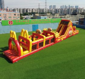T7-4933 Parcours d’obstacles gonflables sur le thème McDonald