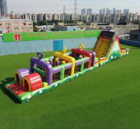 T7-4990 Parcours d’obstacles gonflable à thème Teletubbies