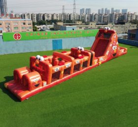 T7-4997 Parcours d’obstacles gonflables à thème Tickle Me Elmo