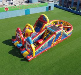 T7-5050 Parcours d’obstacles gonflables sur le thème du clown