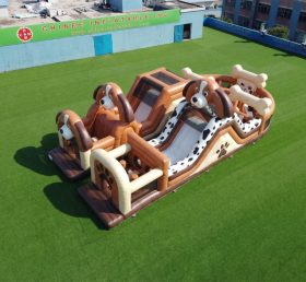 Parcours d’obstacles gonflables à thème de chien T7-5057