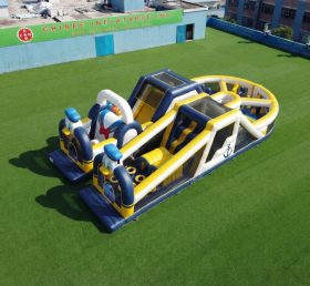 Parcours d'obstacles gonflables à thème Donald Duck T7-5059