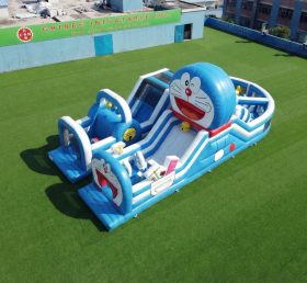 T7-5060 Parcours d'obstacles gonflables sur le thème de Doraemon