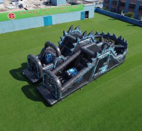 T7-5080 Parcours d'obstacles gonflables sur le thème de Godzilla