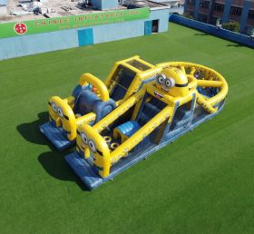 T7-5106 Parcours d’obstacles gonflables à thème Minions