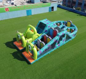 T7-5110 Parcours d'obstacles gonflable sur le thème de Monsters Inc