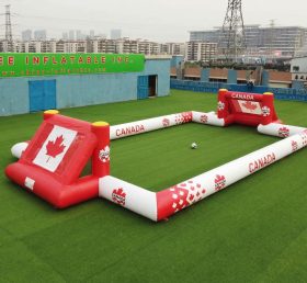 T11-926CA Terrain de soccer gonflable à thème Canada