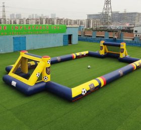 T11-926EC Terrain de football gonflable à thème Équateur