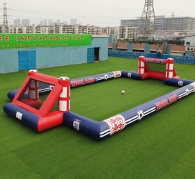T11-926GB Terrain de football gonflable sur le thème de l’Angleterre
