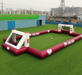 T11-926PL Terrain de football gonflable à thème de la Pologne