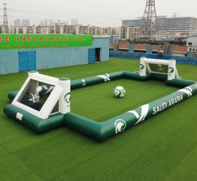 T11-926SA Terrain de football gonflable à thème Arabie saoudite